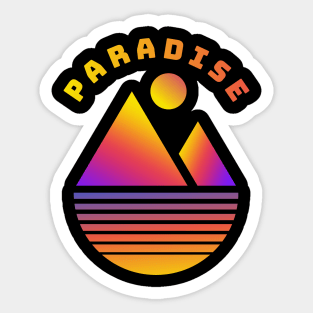 Paradise Land Sticker